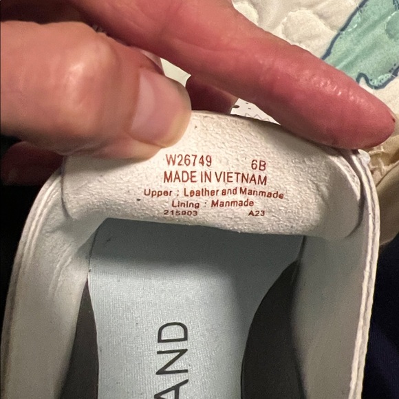 Women's White Cole Haan Brogue Shoes - Picture 9 of 9